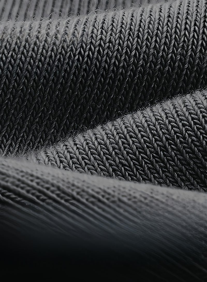 KEWANHONG 5 pairs of disposable socks for daily use,no-wash,low-top short socks,deodorant sports socks suitable for business trips,training,running,and camping,Suitable for both men and women,Black(for US 5.5-9) - Image 2