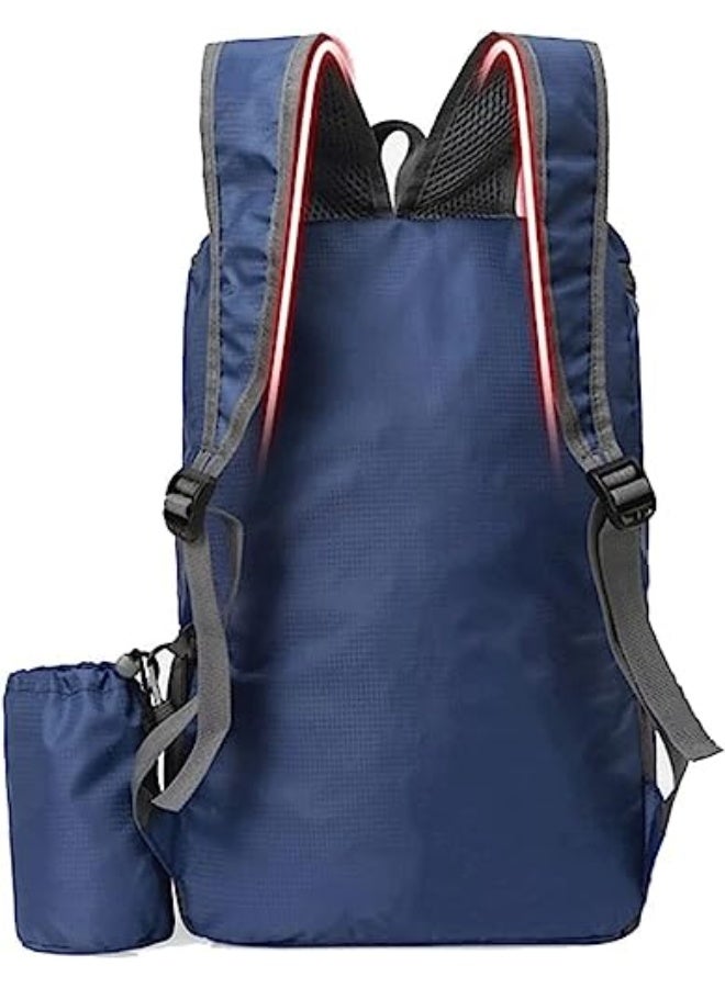 Generic MObyat Weekend Bags 20L Waterproof Folding Backpack,Waterproof Outdoor Sports Travel Backpack, Ultra-Light Portable School Bag (Color : Light Gray) - Image 4