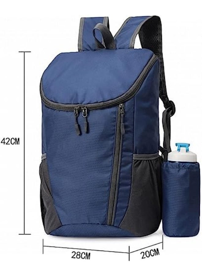 Generic MObyat Weekend Bags 20L Waterproof Folding Backpack,Waterproof Outdoor Sports Travel Backpack, Ultra-Light Portable School Bag (Color : Light Gray) - Image 5