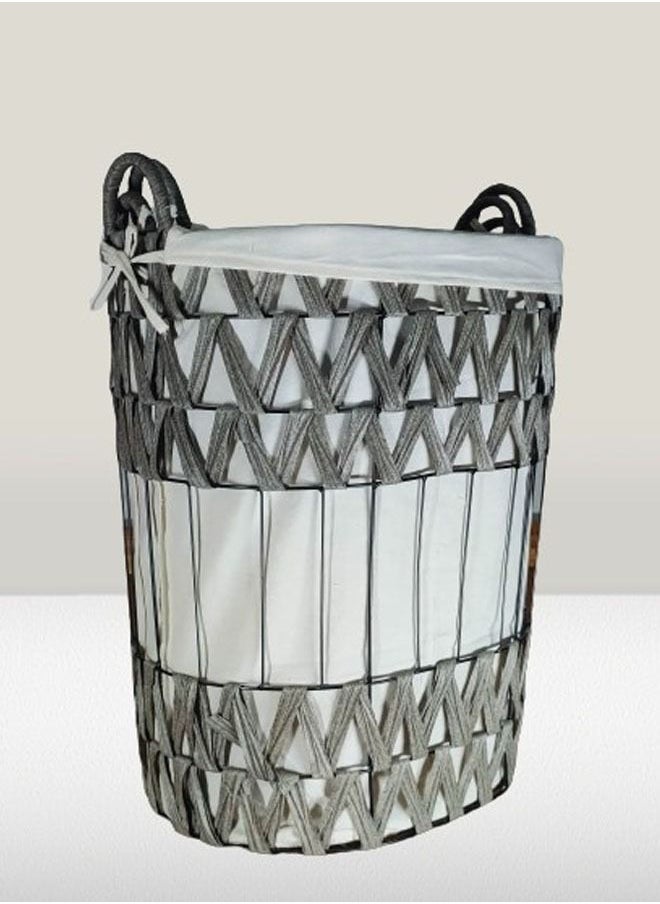 NKX - Set of 4 Open Weave Hamper Basket - Image 1