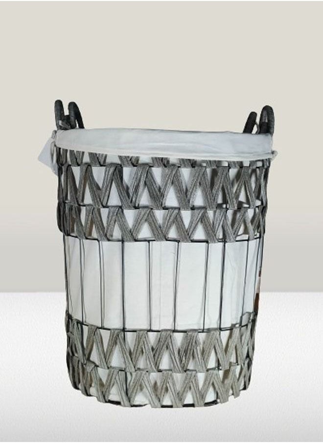 NKX - Set of 4 Open Weave Hamper Basket - Image 1