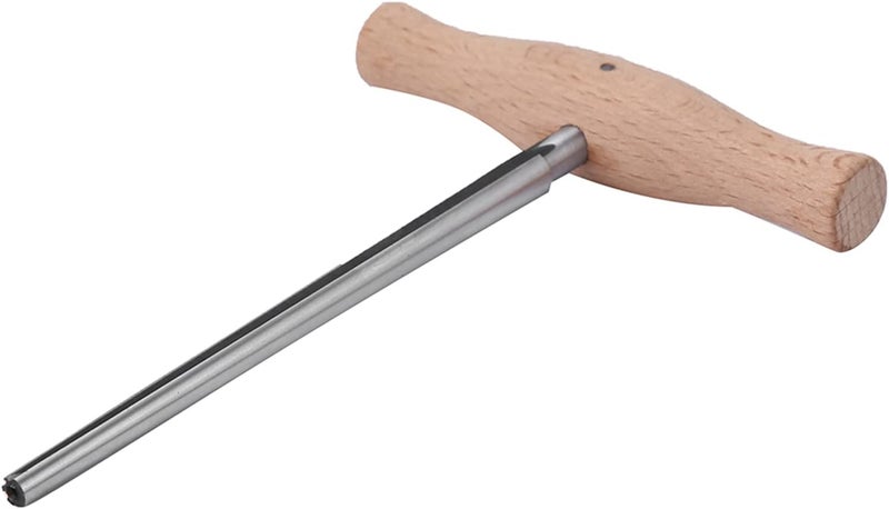 Violin Peg Hole Reamer 1:30 Taper, High Speed Steel Violin Reamer with Ergonomic Wood Handle, Precision Tool for 3/4 and 4/4 Violin Pegbox Repair and Setup - Image 1