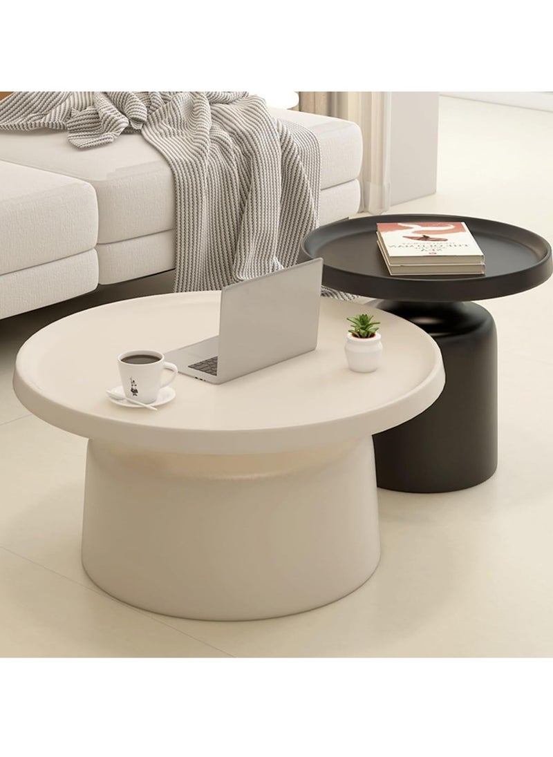 Blueland 2Pcs Set of Coffee Table, Metal Side Table, Sofa Centre Table for Bedroom Apartments, Metal Tea Table for Living Room, Restaurant, Apartments, Balcony & TV longue  - Image 5