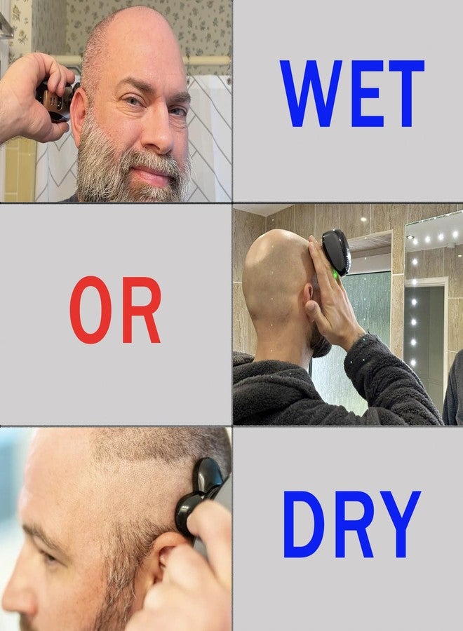 بادي شفرات بديلة لرأس ماكينة حلاقة فريبيرد، عبوات إعادة تعبئة للعناية الشخصية للرجال الصلع، مع فرشاة تنظيف (3 قطع) - Image 5