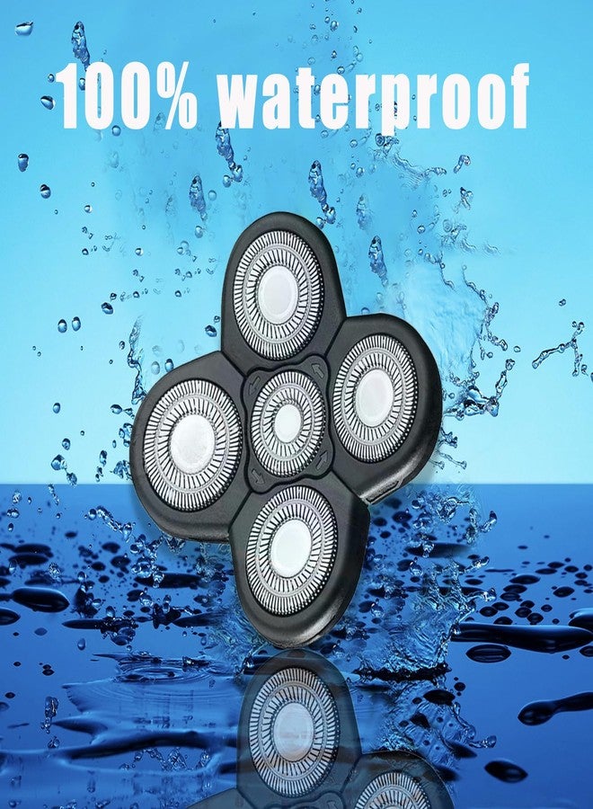 بادي شفرات بديلة لرأس ماكينة حلاقة فريبيرد، عبوات إعادة تعبئة للعناية الشخصية للرجال الصلع، مع فرشاة تنظيف (3 قطع) - Image 4