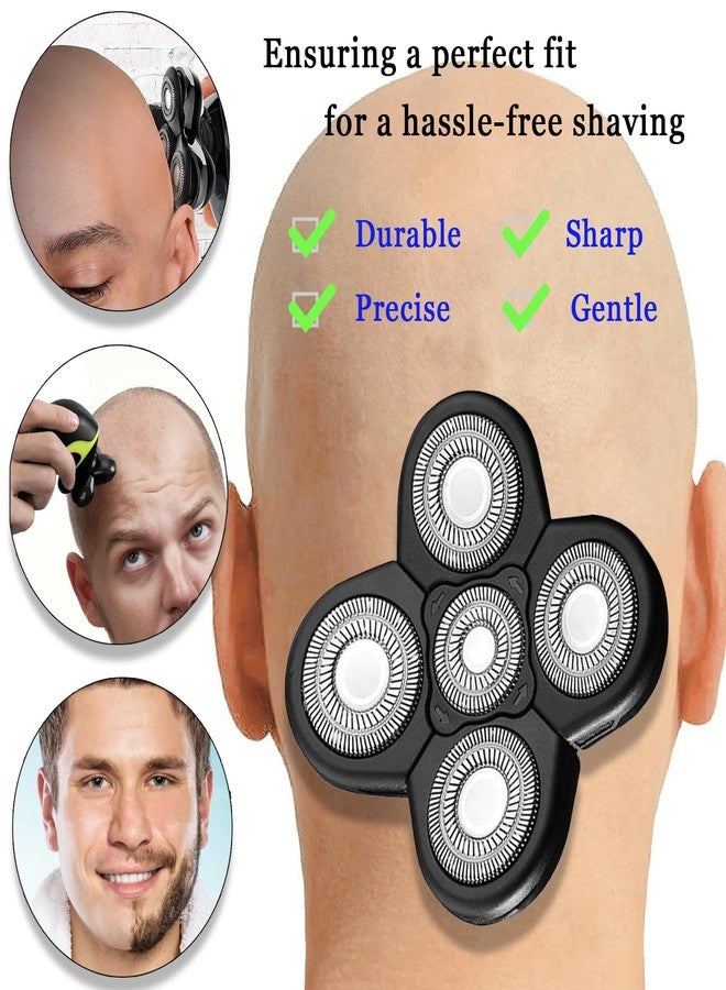 بادي شفرات بديلة لرأس ماكينة حلاقة فريبيرد، عبوات إعادة تعبئة للعناية الشخصية للرجال الصلع، مع فرشاة تنظيف (3 قطع) - Image 3