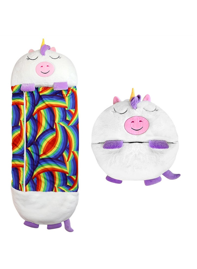 Children's sleeping bag Cartoon animal sleeping bag Children's quilted anti-kick sleeping bag Storage children's sleeping bag  - Image 1