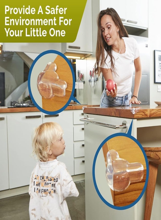 VIHAX Corner Protectors for Baby, New & Improved Protector for Baby, Transparent Corner Protectors, Safety Products to Proof Corners and Edges (8) - Image 3