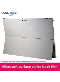 Generic For Microsoft Surface Pro11 Back Film Go4 Flat Back Film Pro9 Fuselage Shell Film Wholesale-Color:Surface Pro（Pro5）-Dimensions:Carbon Fiber White (back + Side)  - Image 1