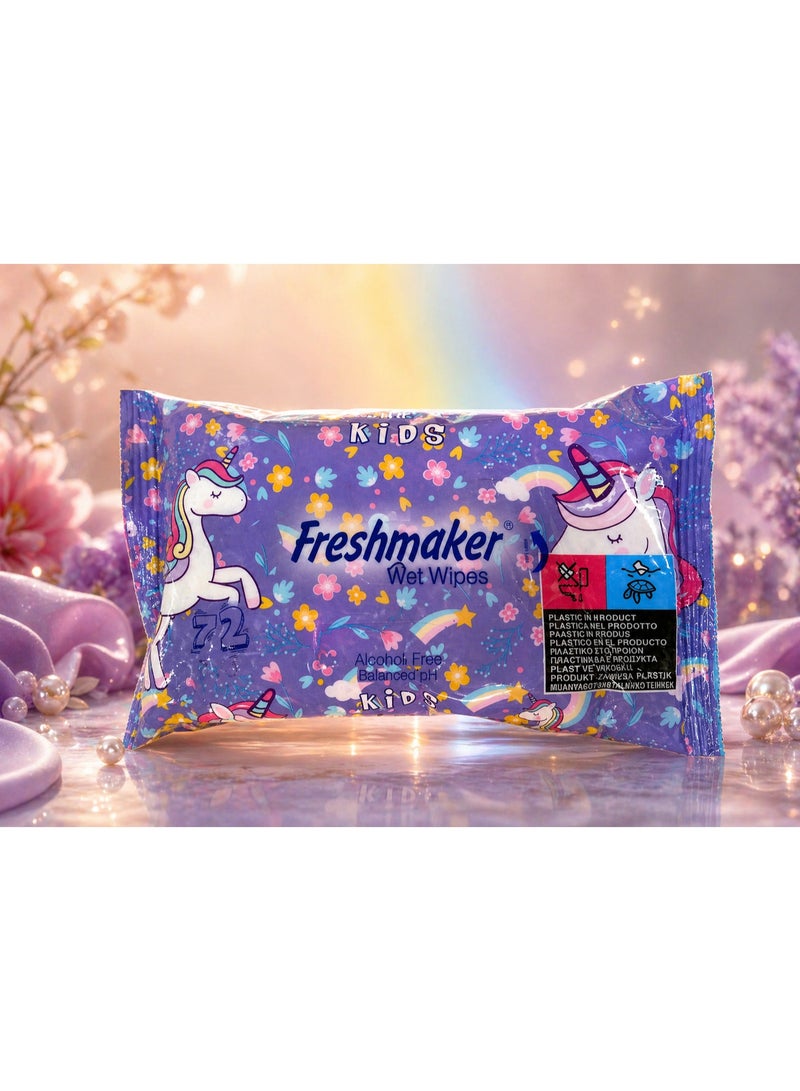 Freshmaker Baby Wet Wipes - 72 Pieces - Image 2