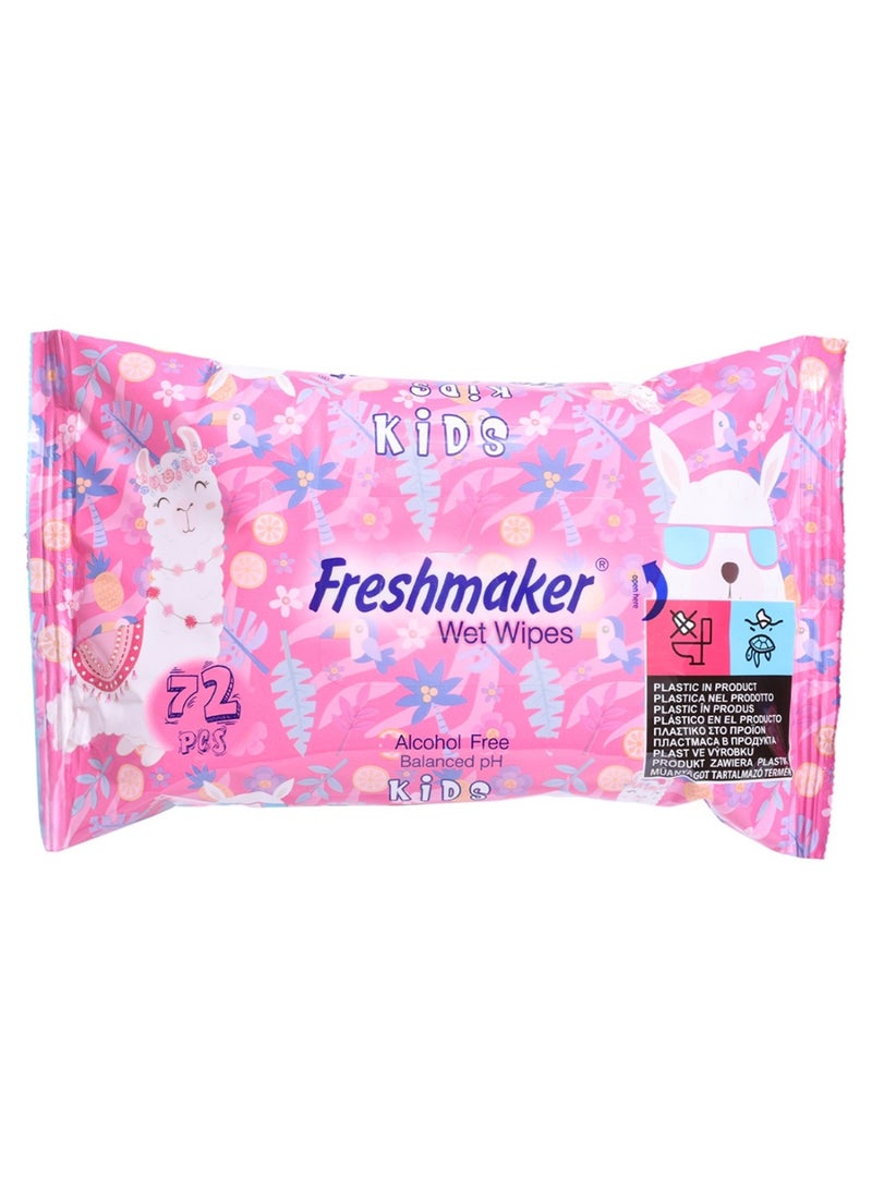 Freshmaker Baby Wet Wipes - 72 Pieces - Image 1