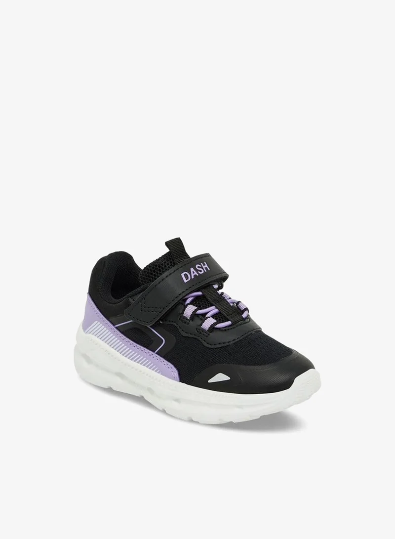 داش Girls Colourblock Hook & Loop School Sports Shoes