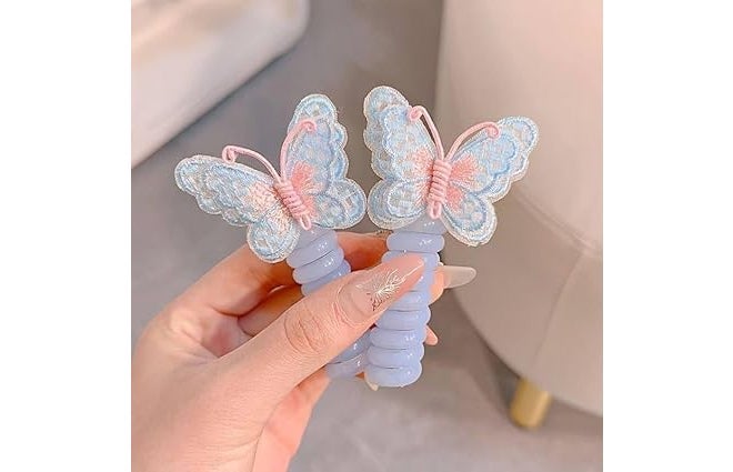 Zinza Wire Hair Bands for Girls Kids Braided Spiral Hair Ties Cute Cartoon Ponytail Maker Elastic Braids Hair Accessories for Girls(2 PCS) - Image 2
