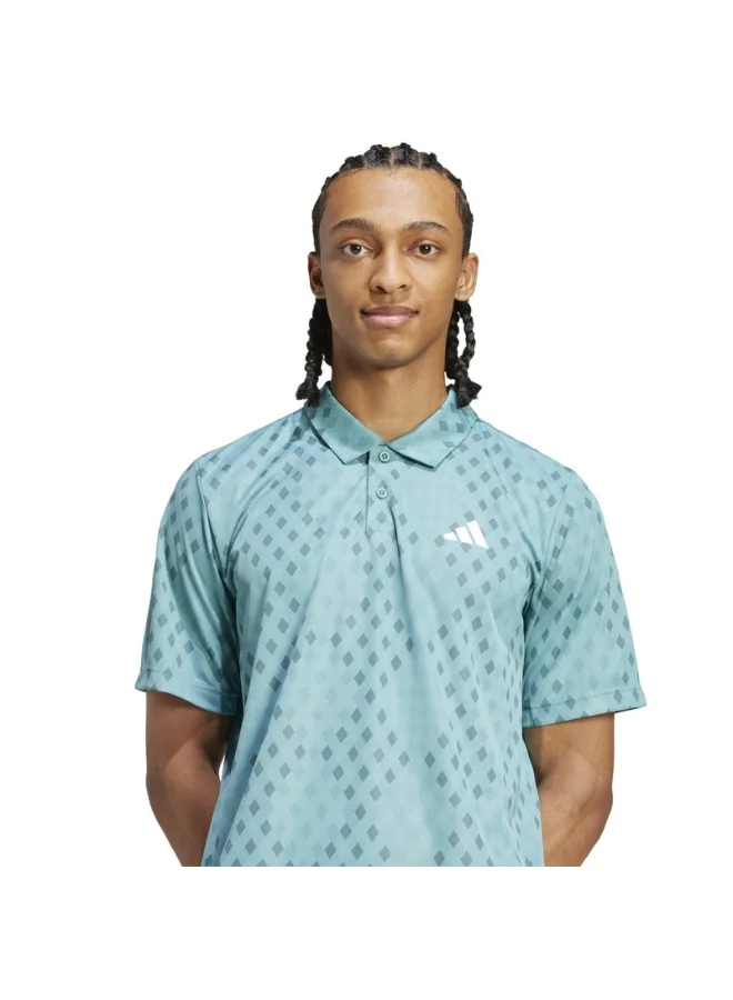 Adidas Adidas Club Graph Polo Turquoise Polo Shirt (Short Sleeve) Polo Shirts For Men