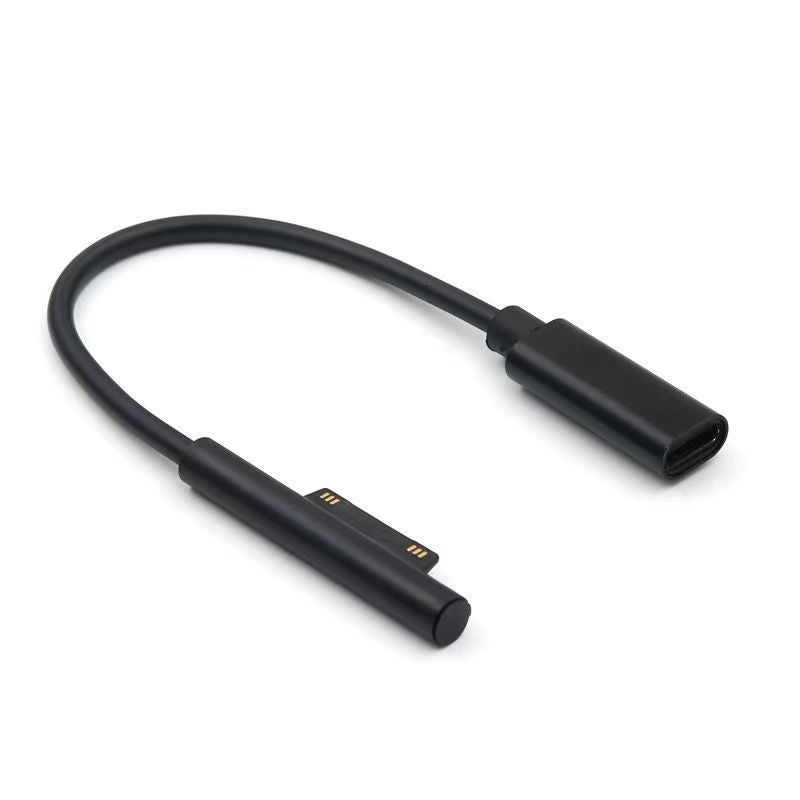 كابل شحن سريع من نوع Type-C إلى Microsoft Surface Pro Book Lap Tablet Pc Power Pd 65W - Image 1