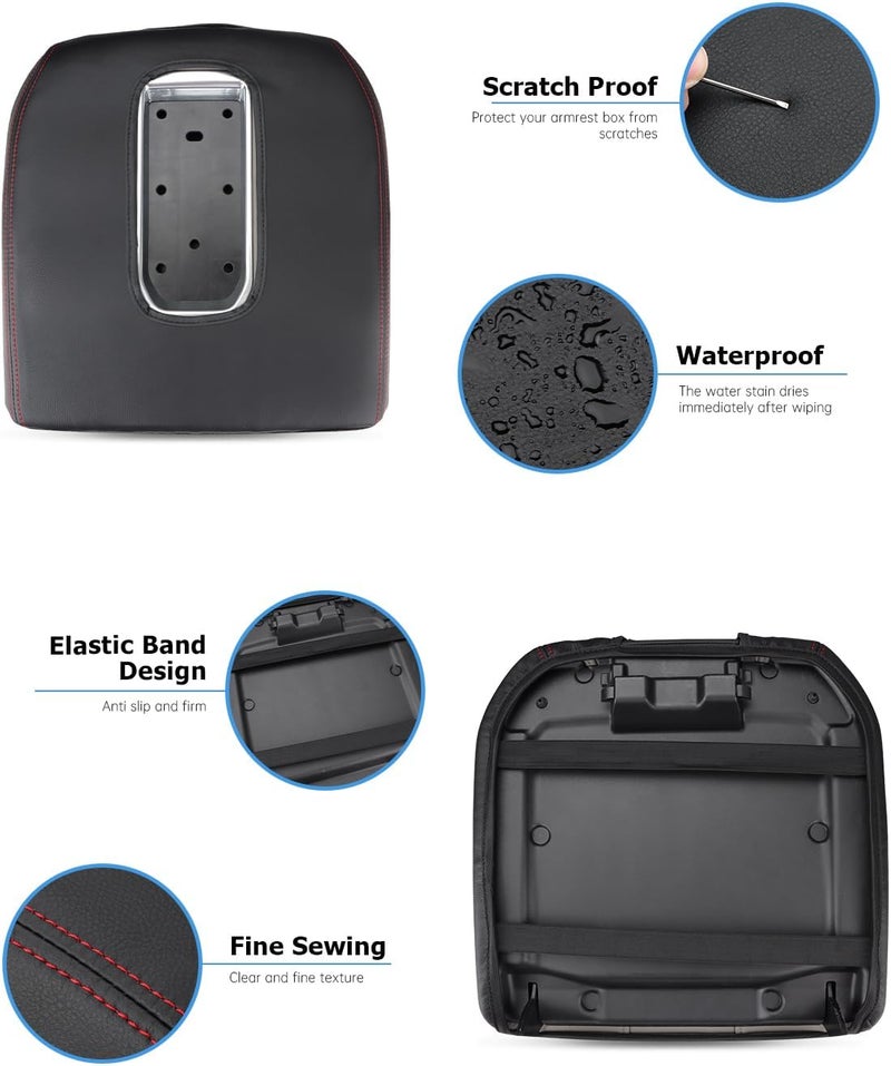 INTGET Center Console Cover for Chevy Silverado & GMC Sierra - Image 4