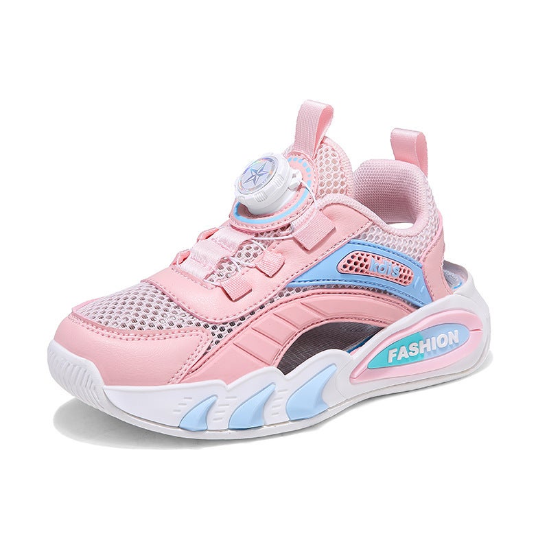 Children'S Frame Shoes Style Breathable Mesh Sports Shoes For Boys And Girls Baotou Sandals Comfortable Casual Trendy Children'S Shoes - Image 1