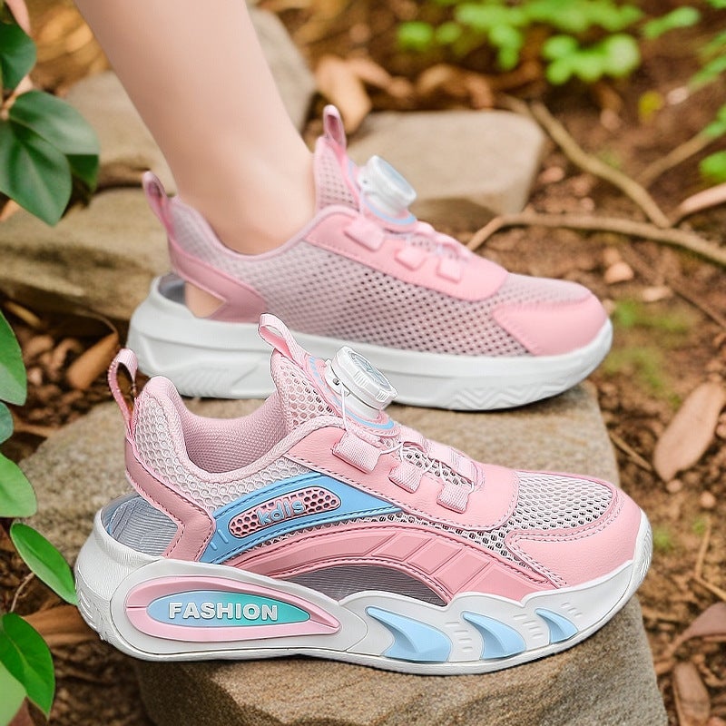 Children'S Frame Shoes Style Breathable Mesh Sports Shoes For Boys And Girls Baotou Sandals Comfortable Casual Trendy Children'S Shoes - Image 4