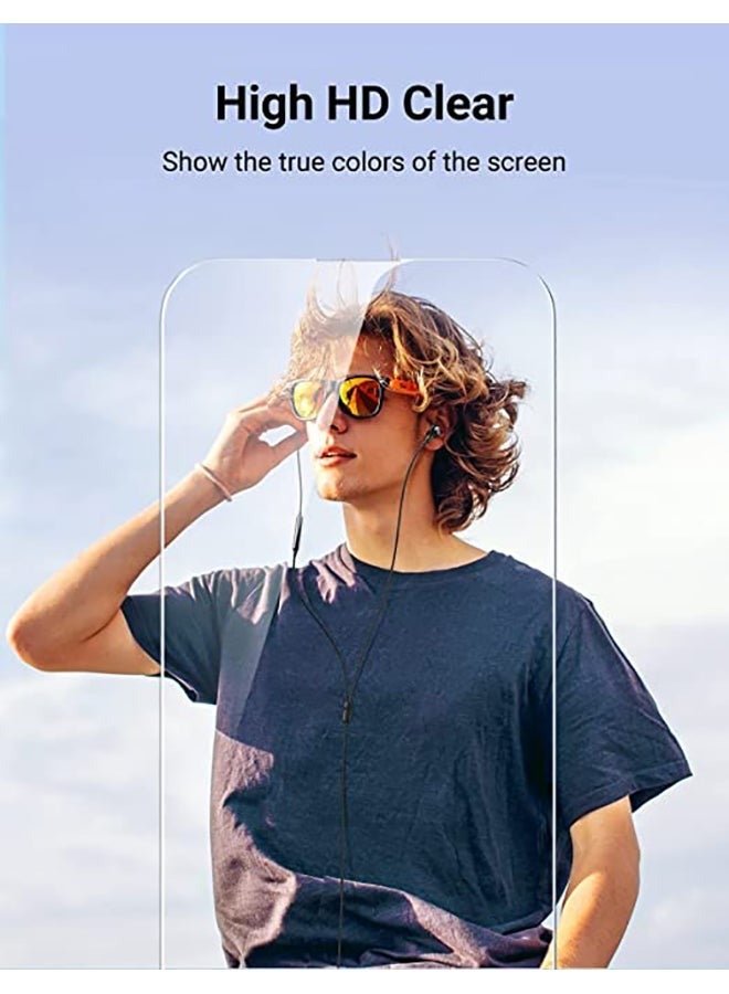 Captaintech 2 Pack iPhone 14 Pro Max Screen Protector 6.7 Inch with Alignment Frame Easy Installation Bubble Free HD Clear Scratch Resistant Anti-Fingerprint Tempered Glass Film Full Screen Coverage Clear - Image 4