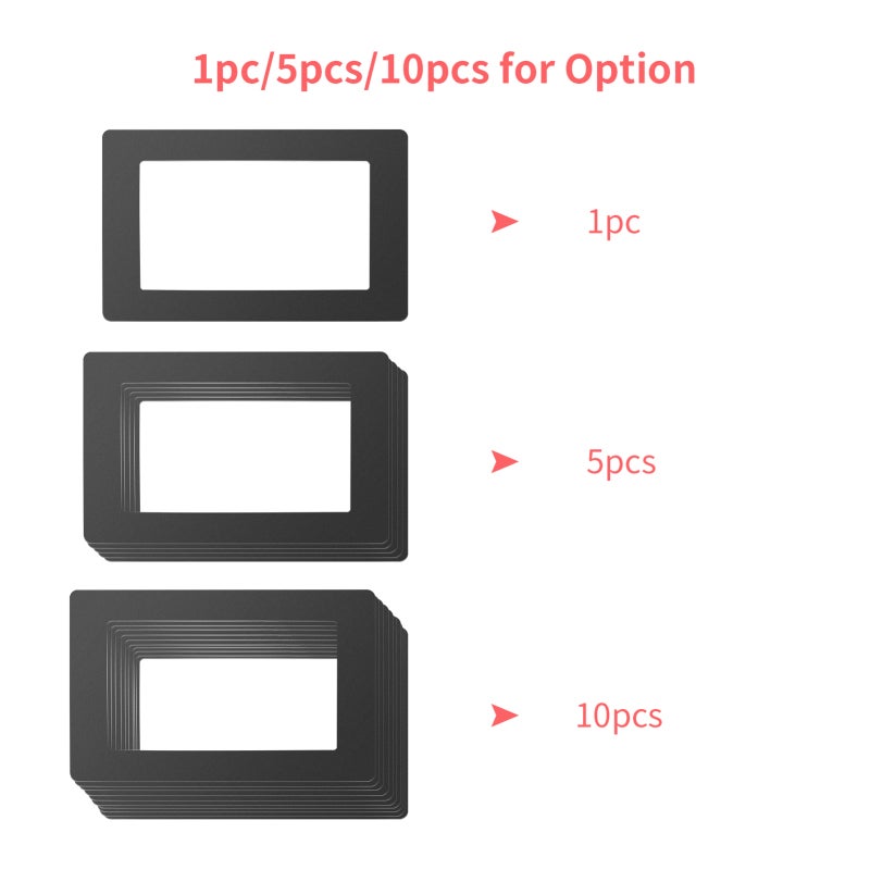 Black LCD Gasket 6.5 x 4.1in Protection from Resin Spill with Non-dust Cloths Compatible with Wanhao D7 Anycubic Photon Photon-S 5.5 Inch LCD Resin 3D Printer - Image 2