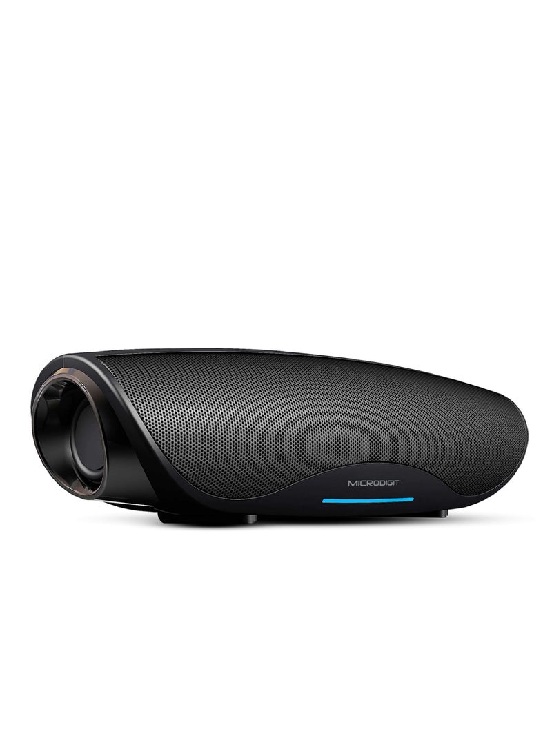 Micro Digit - Microdigit MRS232T Portable Bluetooth  Speaker - Black - Image 1