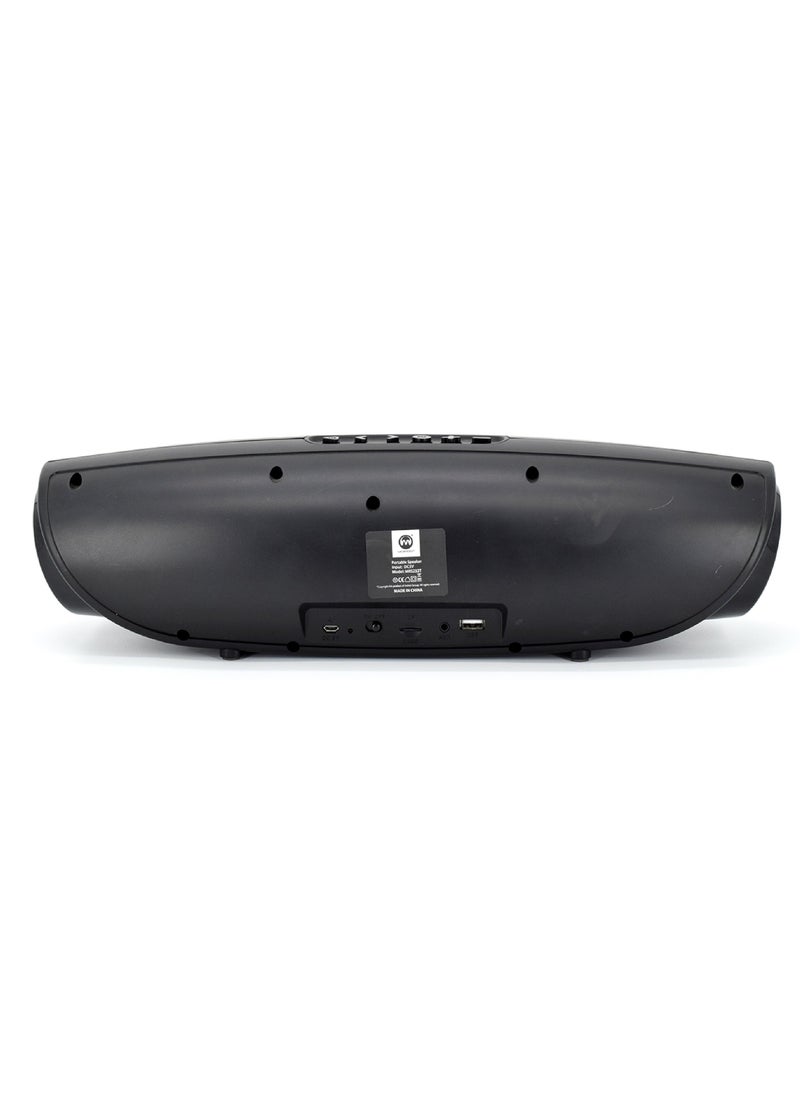 Micro Digit - Microdigit MRS232T Portable Bluetooth  Speaker - Black - Image 1