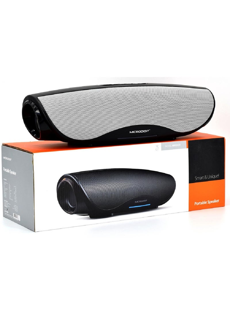 Micro Digit - Microdigit MRS232T Portable Bluetooth  Speaker - Black - Image 1