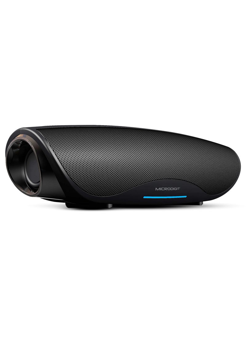 Micro Digit - Microdigit MRS232T Portable Bluetooth  Speaker - Black - Image 1