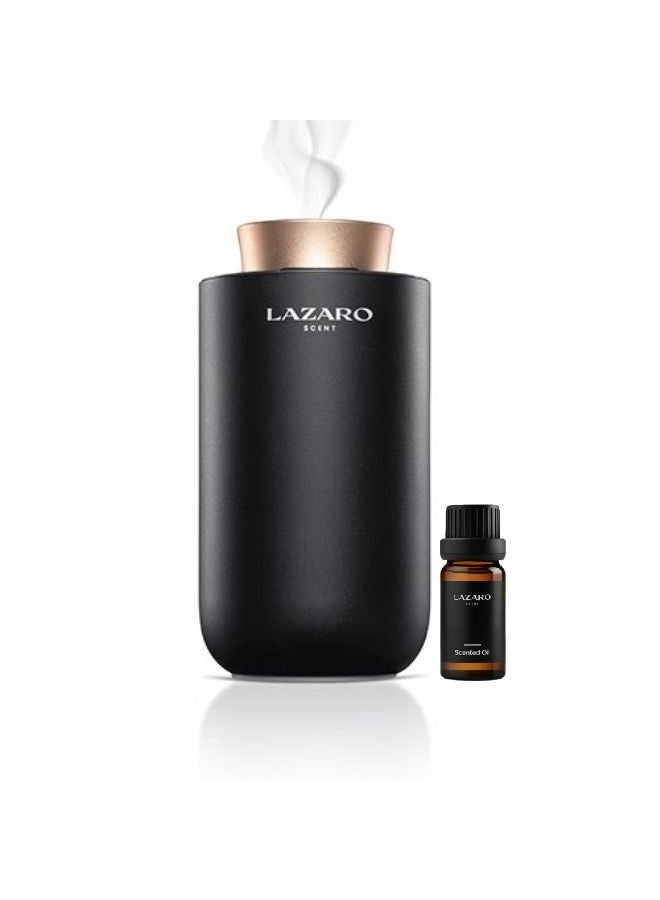 Lazaro Scent Z1 Car Scent Diffuser (Black/ Gold) + Free 10ml Scent Bottle included - Image 1