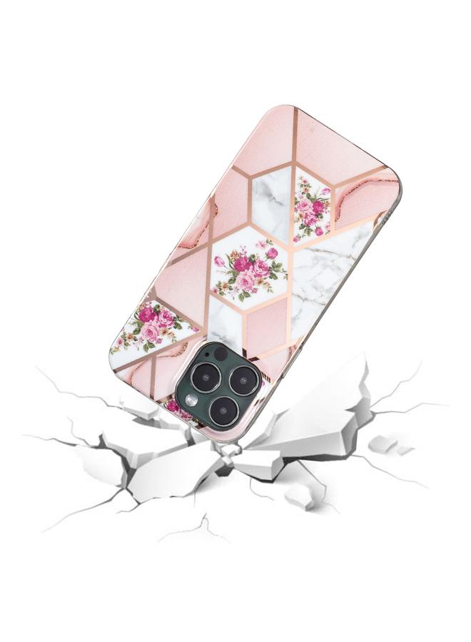 Zaboon Case For iPhone 13 Pro Max Electroplated Marble Pattern TPU Phone Case - Image 4