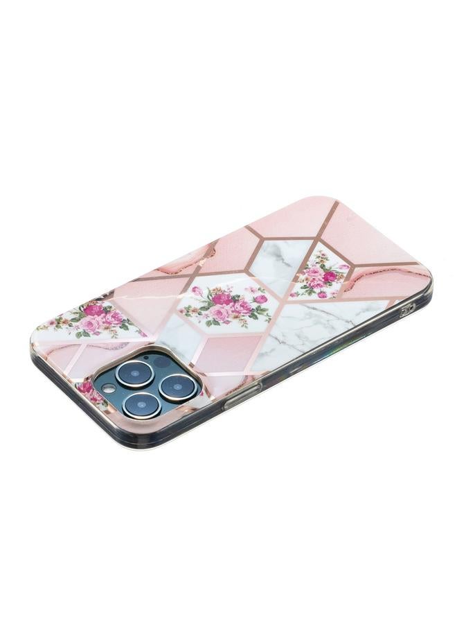Zaboon Case For iPhone 13 Pro Max Electroplated Marble Pattern TPU Phone Case - Image 3