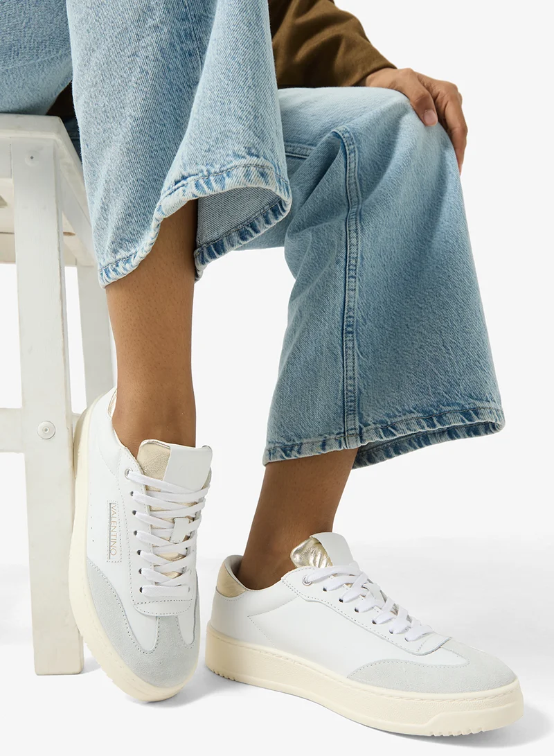 VALENTINO BY MARIO VALENTINO  Lace Up Low Top Sneakers for Women | Best Price UAE