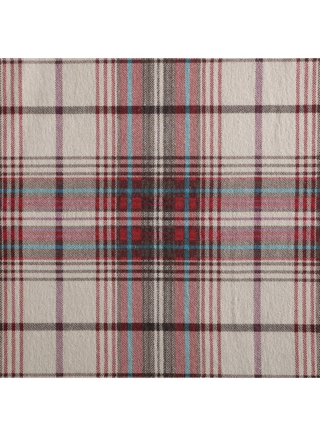 Eddie Bauer Eddie Bauer Mont Lake Plaid Flannel Sheet Set, Red, Full - Image 5