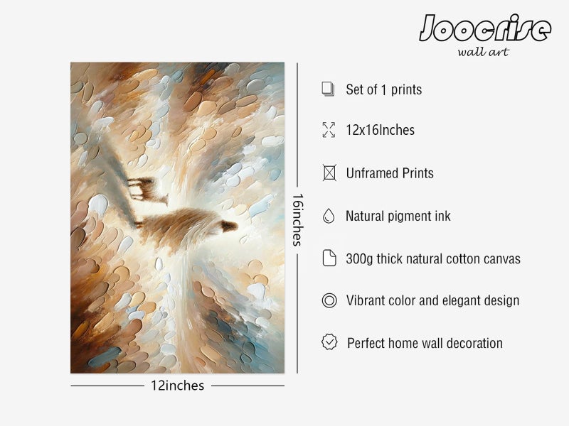 Joocrise Jesus Lamb Wall Art Painting Set of One Christian Scripture Wall Decor Pictures The Lost Sheep Poster Bible Verse Canvas Wall Art Jesus Leaves The 99 Prints for Living Room Bedroom 12x16 Inch Unframed - Image 1