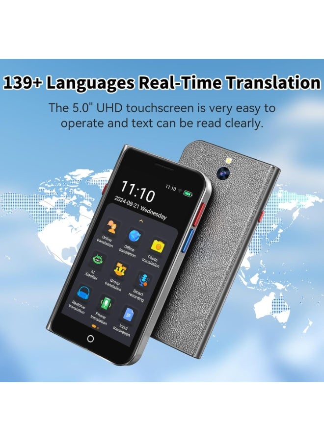 AL Language Translator Device, AI Translator ChatGpt, Two-Way Language Translator in 139+ Languages, Instant Voice Translation, Voice/Image/Speech/Offline Translation, for Study, Work, and Travel - Image 5