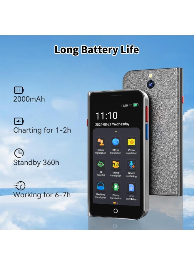 AL Language Translator Device, AI Translator ChatGpt, Two-Way Language Translator in 139+ Languages, Instant Voice Translation, Voice/Image/Speech/Offline Translation, for Study, Work, and Travel - Image 3