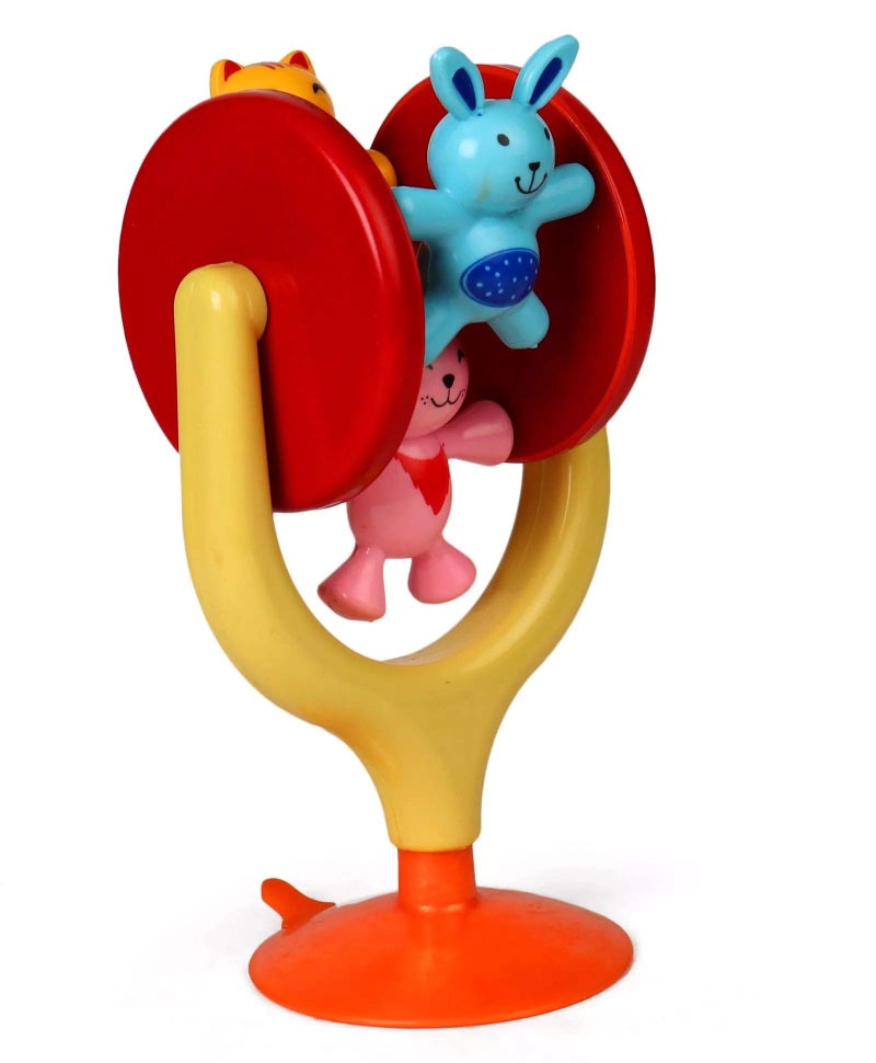 RATNA'S Bunny GO Round Spinning Toy for Kids.(A Perfect Merry GO Round SPINING Toy for Infants)Beautiful Colours. - Image 2