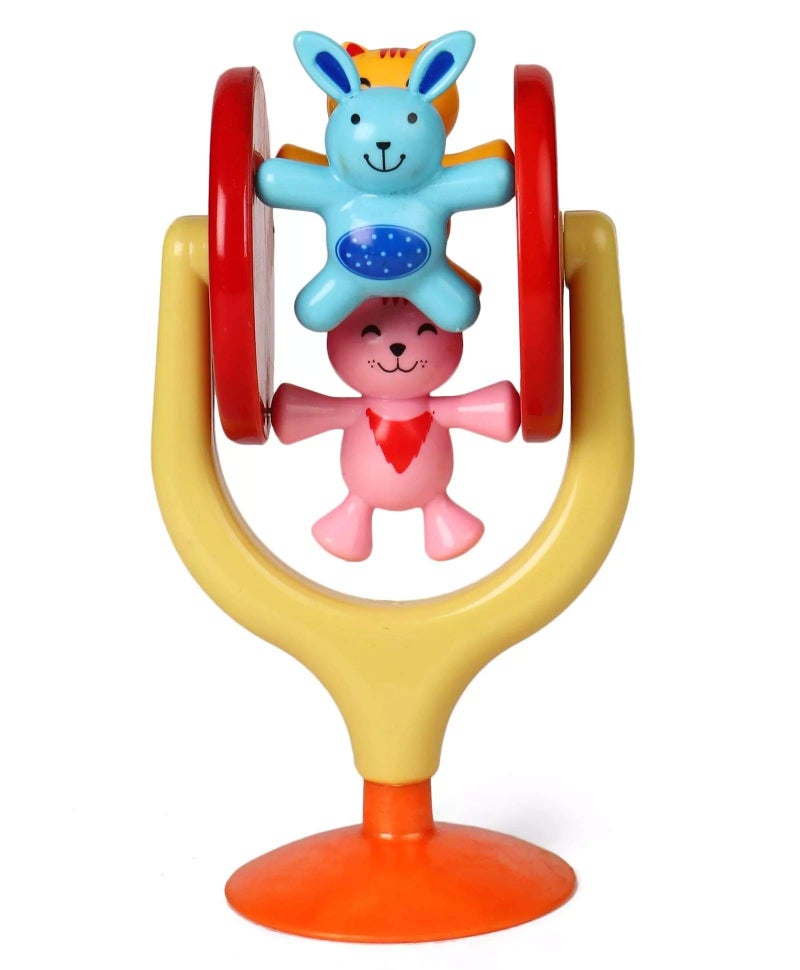 RATNA'S Bunny GO Round Spinning Toy for Kids.(A Perfect Merry GO Round SPINING Toy for Infants)Beautiful Colours. - Image 1