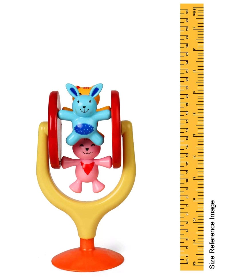 RATNA'S Bunny GO Round Spinning Toy for Kids.(A Perfect Merry GO Round SPINING Toy for Infants)Beautiful Colours. - Image 3