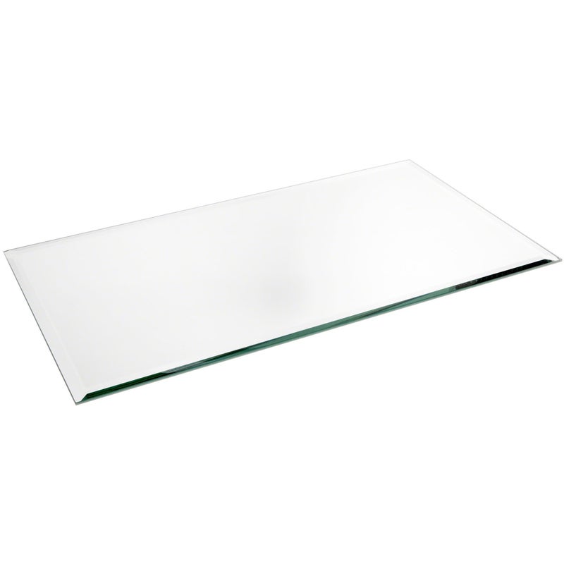 Plymor Plymor 10 x 18 Rectangle 5mm Thick Beveled Glass Mirror 