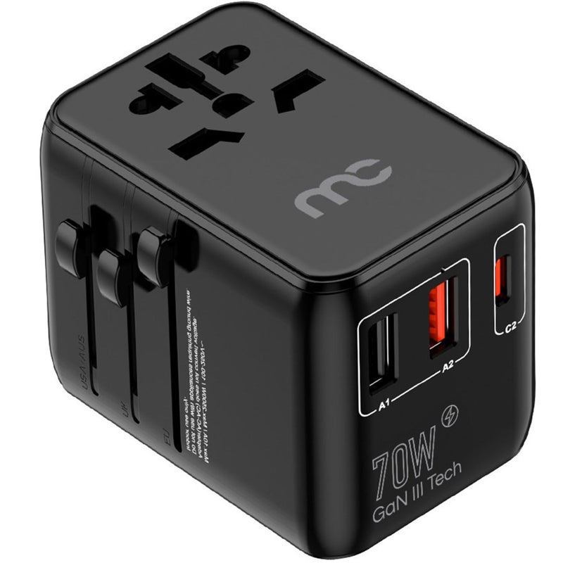 mc ITCD270 International Travel Adapter  70W Black
