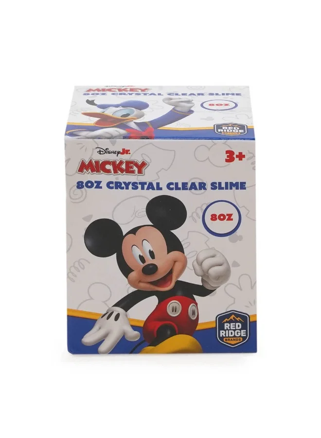 Disney Mickey 8oz Crystal Clear Red Slime | Soft, Glossy & Stretchy | Non-Sticky Slime For Kids | Ideal For Gifting | Age 3+