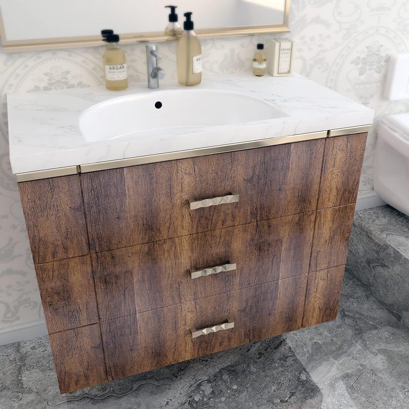 Decotalk 3ft x 16.5ft Large Wood Countertop Contact Paper Wood Grain Contact Paper Peel and Stick ContactPaper Woods Peel and Stick Wallpaper Removable Renter Friendly Wallpaper Woods Vinyl Wrap - Image 5