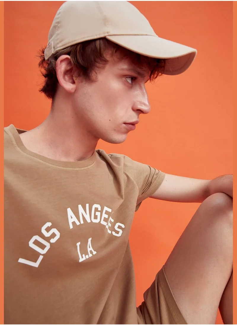 DeFacto Man Regular Fit Crew Neck T-Shirt
