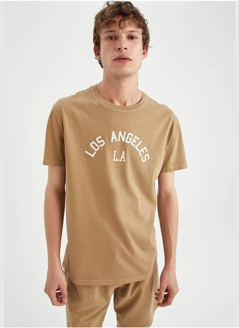 DeFacto Man Regular Fit Crew Neck T-Shirt