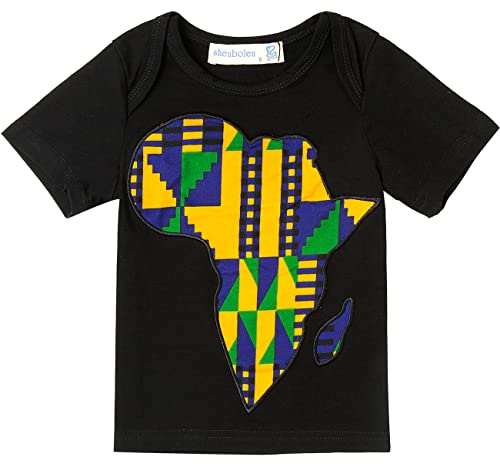 SHENBOLEN Baby Girl African Print Clothing Ankara Skirt Top Set(B,Large) - Image 3