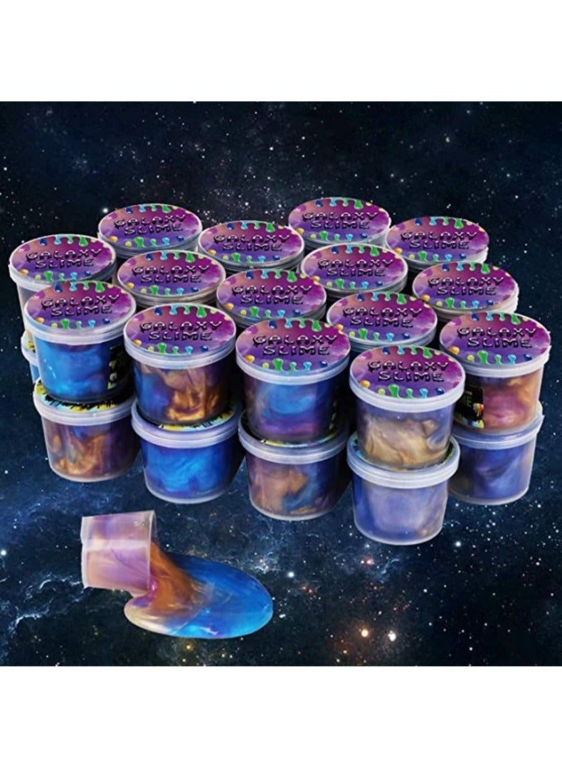 CALL PLAY Galaxy Slime Kit 36pack for Party Favors,  Soft and Non-Sticky, Birthday Gifts for Girl Boys, Stress Relief Slime Bulk - Image 5