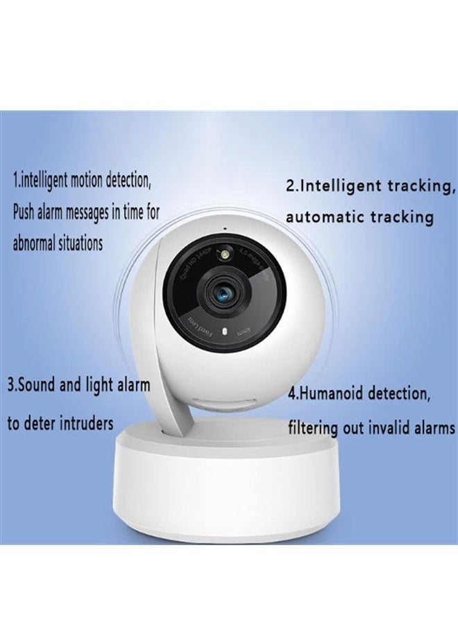 Y30 Smart wifi home security & survilliance camera with battery small security wireless network camera motion detector for home White