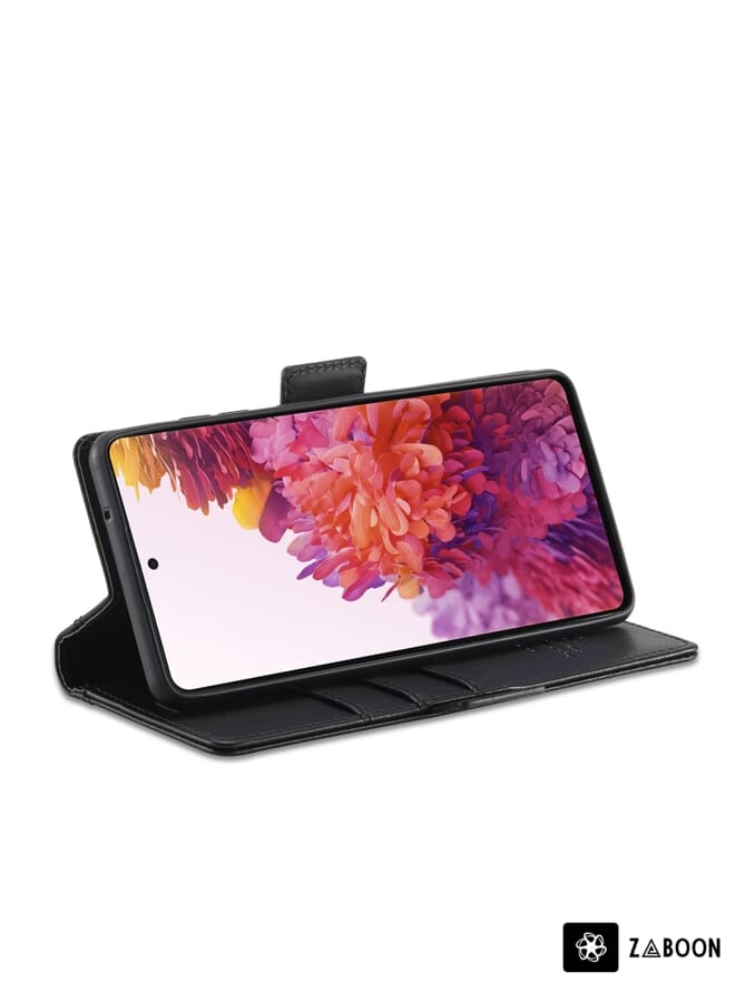 Zaboon Protective Case For Samsung Galaxy S20 LC.IMEEKE Magnetic Buckle PU + TPU Horizontal Flip Leather Case with Holder & Card Slots & Wallet - Image 4