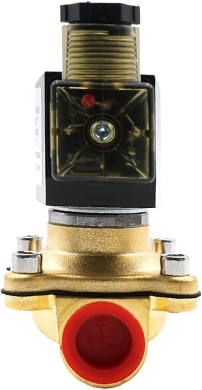 AC110V 220V 380V DC12V 24V,G1/2" to G2, Solenoid Valve, Water Valve, Normally Closed(1-1/4",AC220V_VITON 120 Celsius) - Image 5